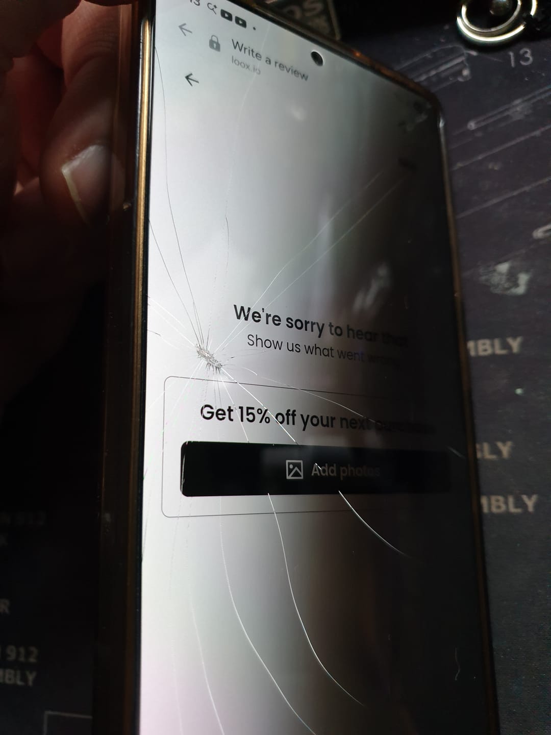 Customer photo review of 3 in 1 Screen Protector - Samsung-S