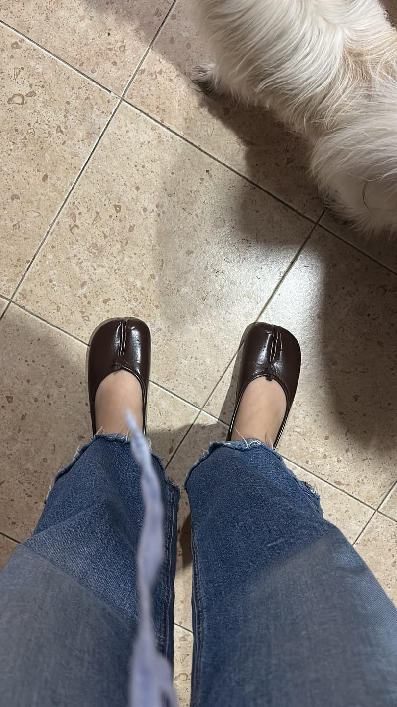 Customer photo review of Bailarinas Tabi Isabella