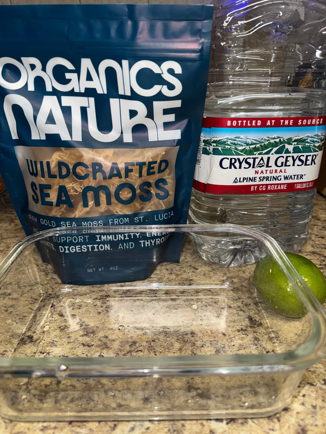 Customer photo review of Raw Wildcrafted Sea Moss 4oz