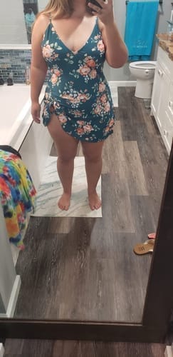 Customer photo review of Emoswim - Damen Bauchweg Slim Fit Badeanzug