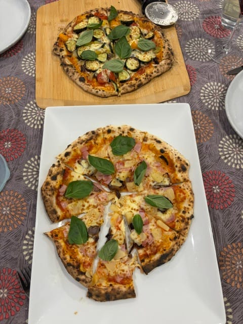 Customer photo review of FAVO 17" Rotating Stone Pizza Oven
