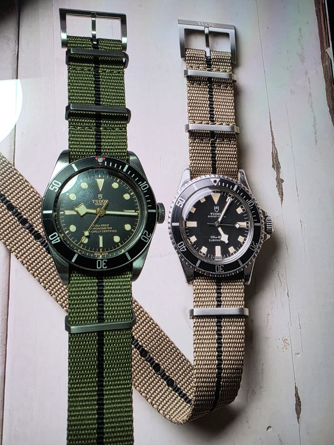 Customer photo review of Five Eye Nylon Watch Strap - Stripe