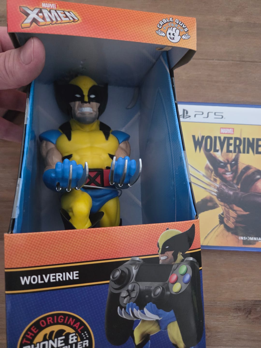 Customer photo review of Marvel's Wolverine (PS5) + Cable Guy: Wolverine Bundle