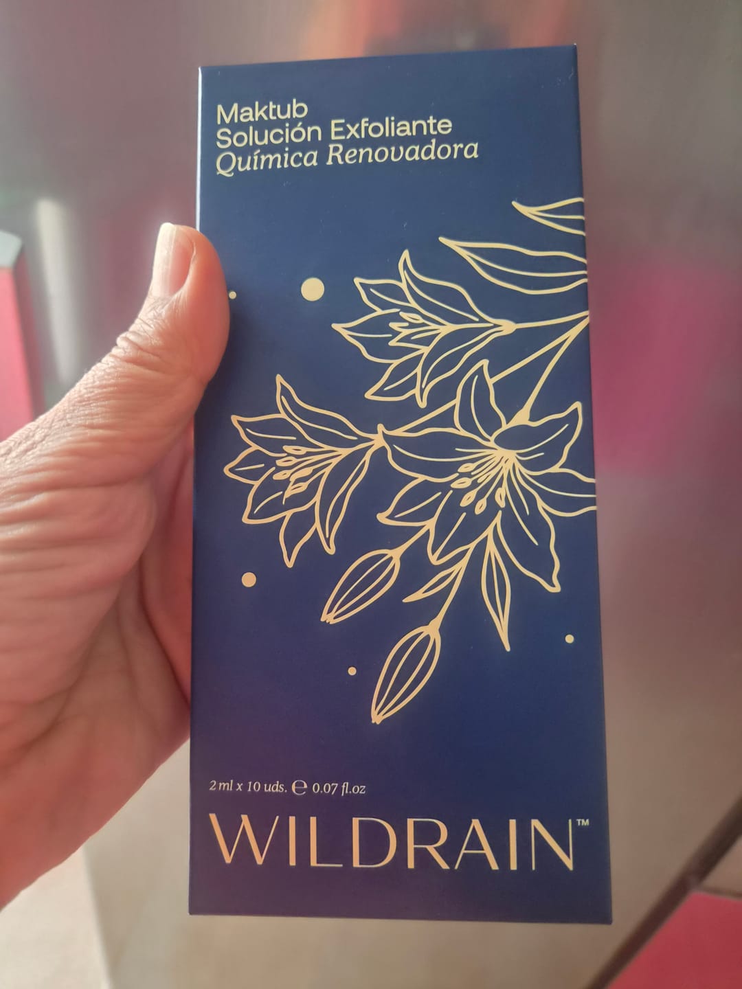 Customer photo review of Solución Exfoliante Química con Ácido Glicólico, Azelaico y Tranexámico | Renovación, Poros y Manchas MAKTUB
