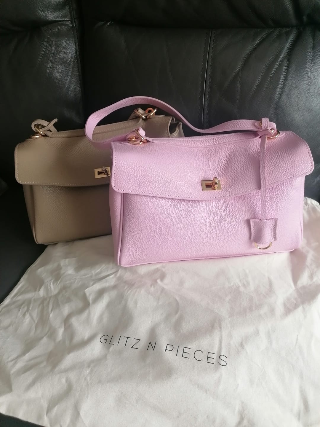 Customer photo review of The Olivia Shoulder Bag