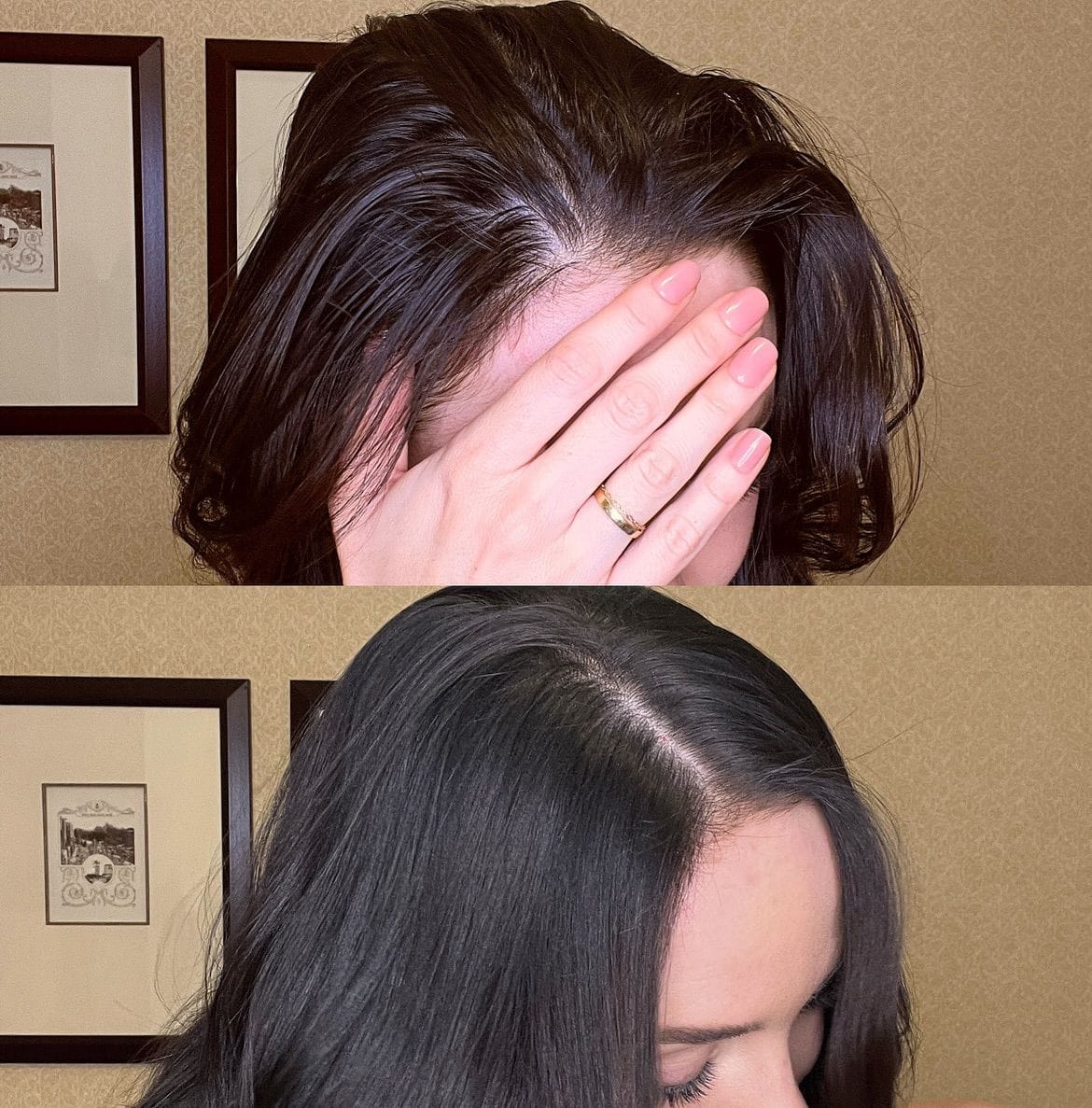 Customer photo review of Oil-Control Volumizing Shampoo Bar