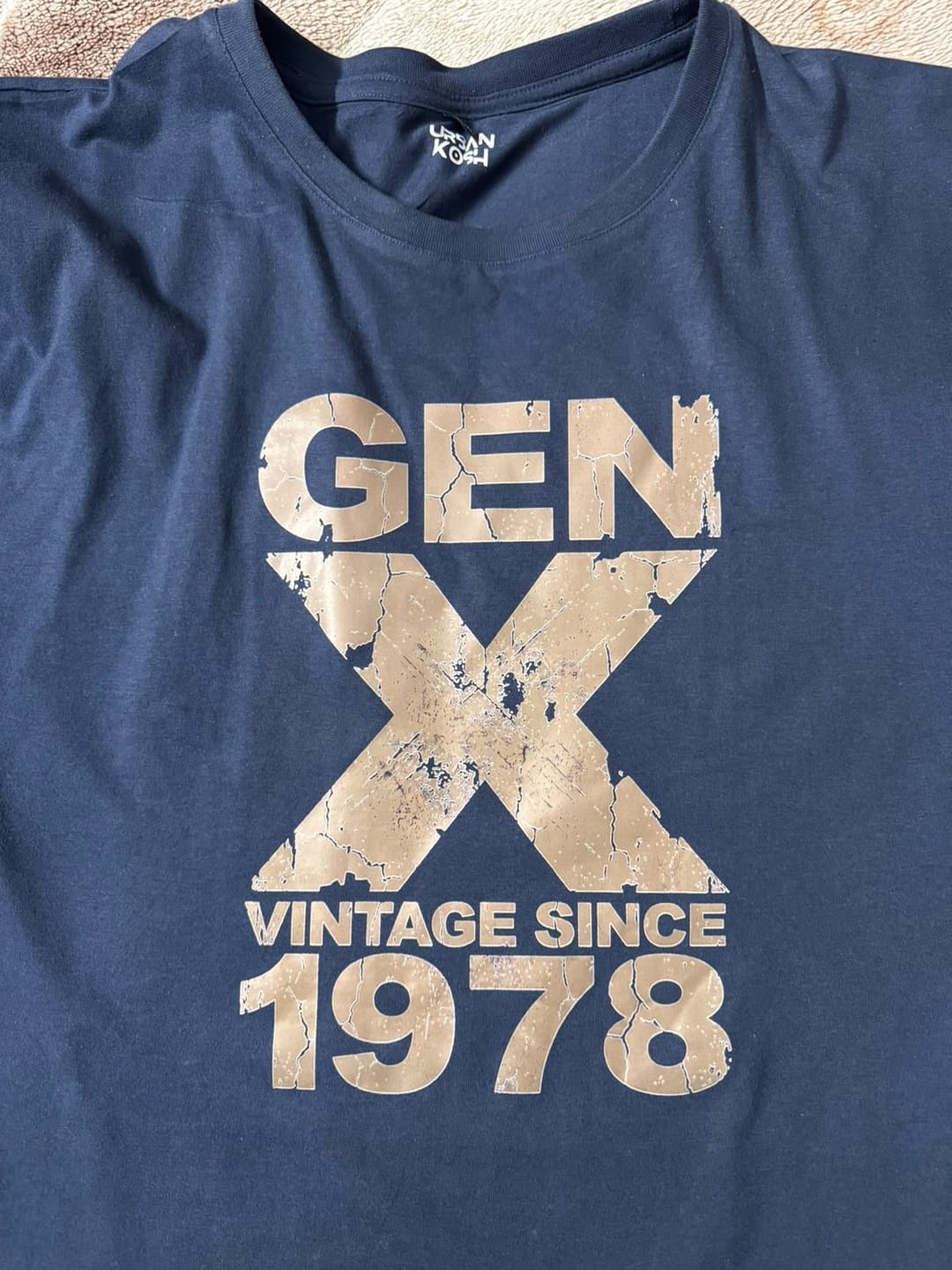 Customer photo review of Gen X Vintage Since 1978 T-Shirt