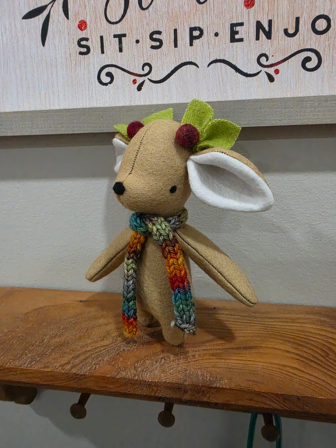 Customer photo review of 100% Wool Craft Felt - 1/2 Yard Pre-Cuts