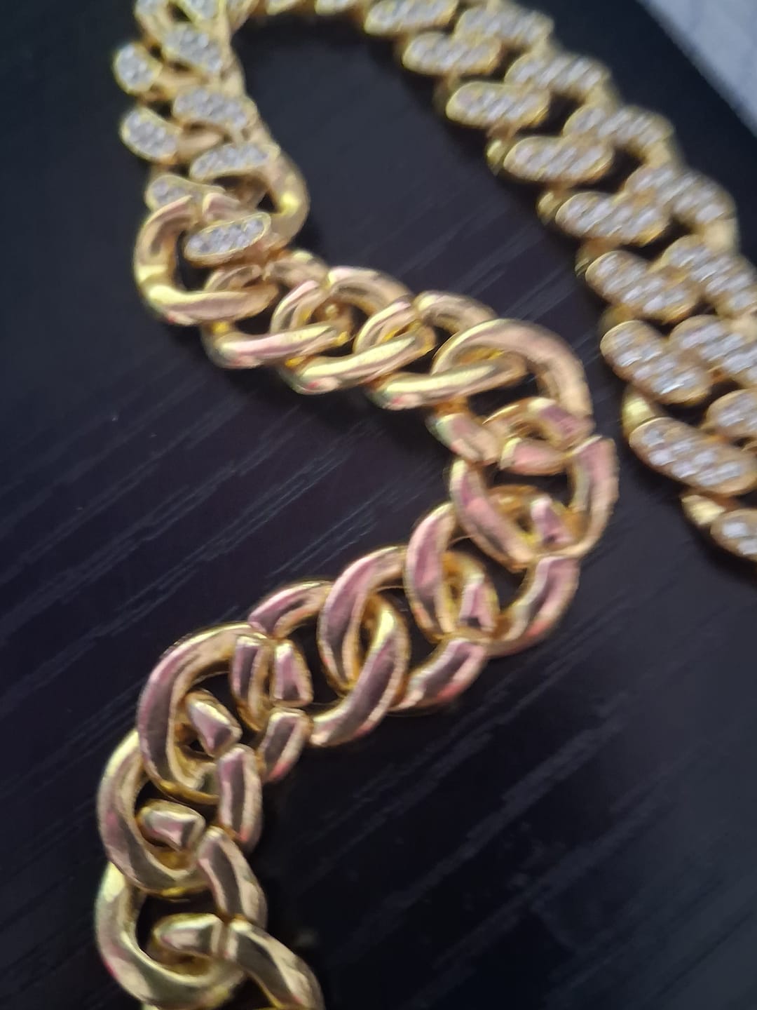 Customer photo review of Iced Cuban Gold (12mm)