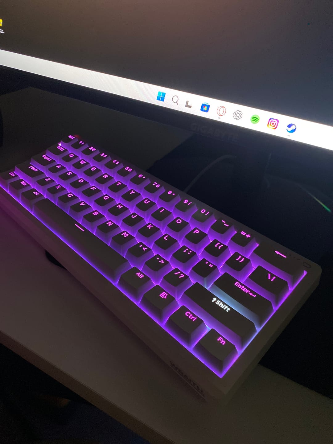 Customer photo review of Wraith W60 Klavye (Manyetik Switch / HE)