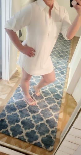Customer photo review of Emoswim - Cover-Up Strandhemd mit Kordelzug