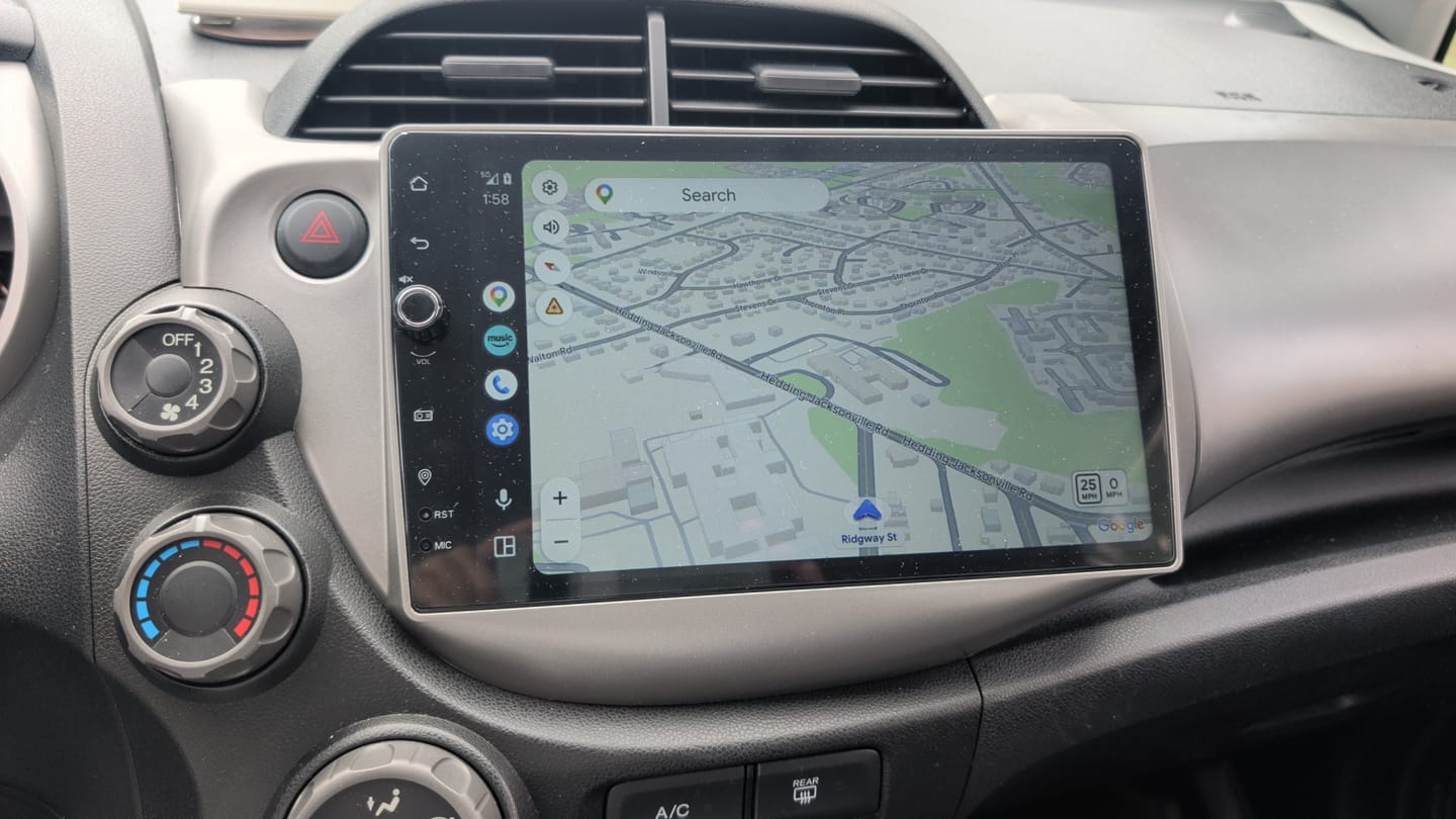 Customer photo review of Honda Jazz/Fit 2008-2013 — Premium 10.1” CarPlay & Android Auto Head Unit
