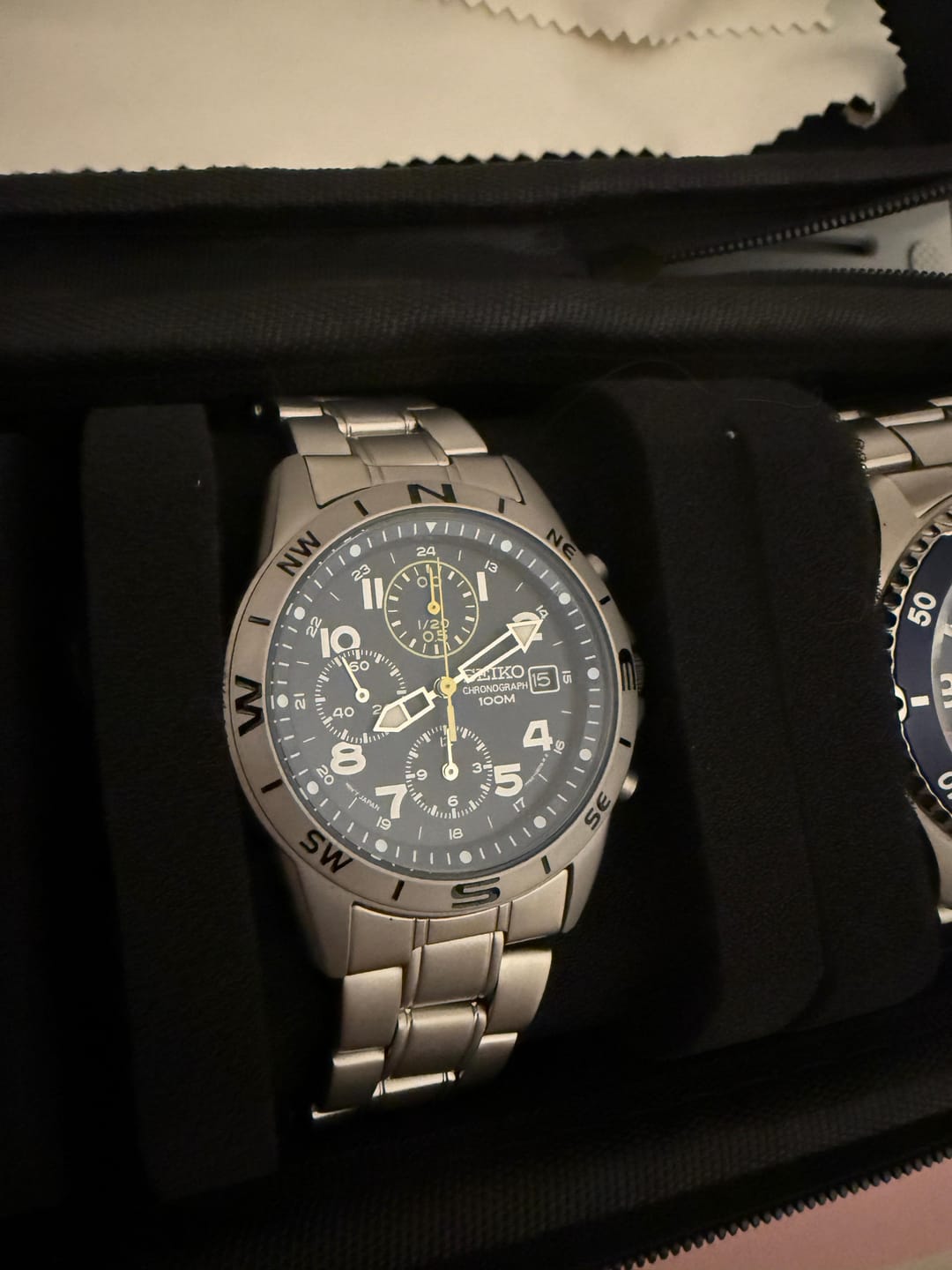 Customer photo review of Reloj Seiko Chronograph SND379P1 Quartz Acero JDM 39mm