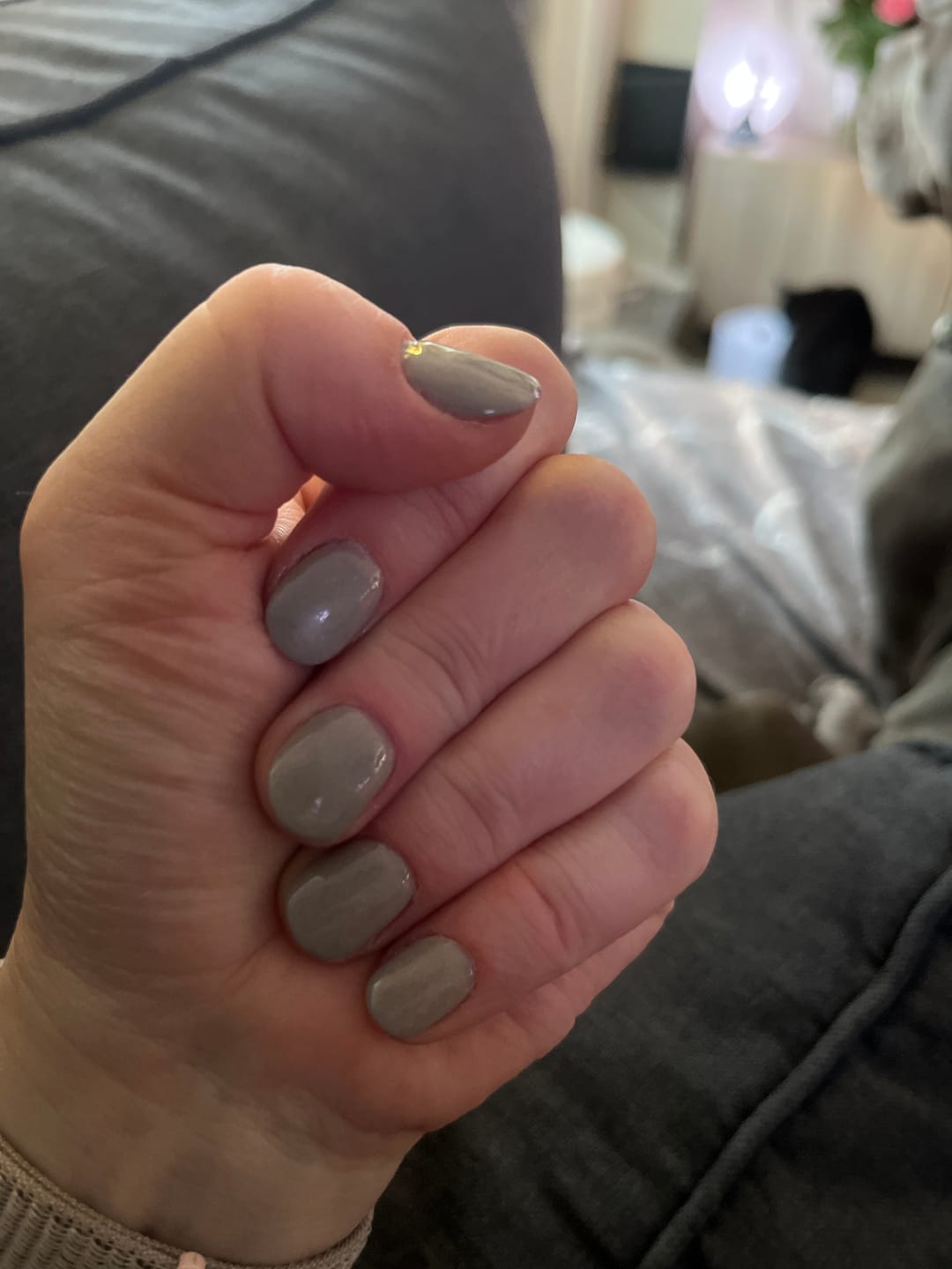 Customer photo review of Autumn Tea Gold Dipping Powder