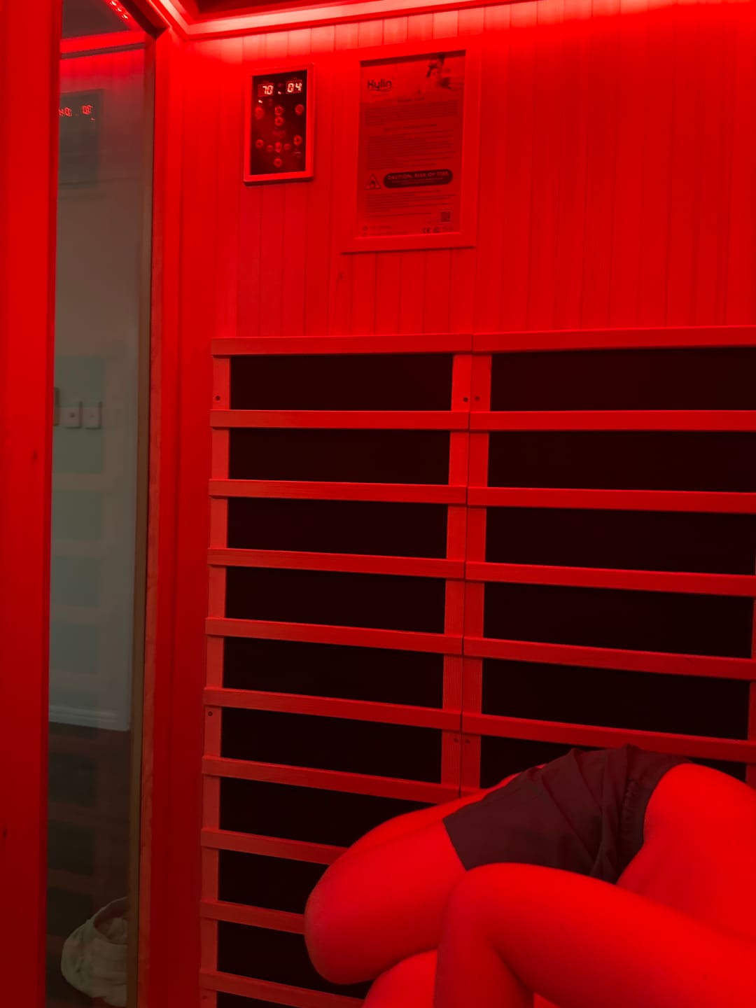 Customer photo review of Kylin Low EMF Carbon Infrared Sauna Room 3 Person QD-D3
