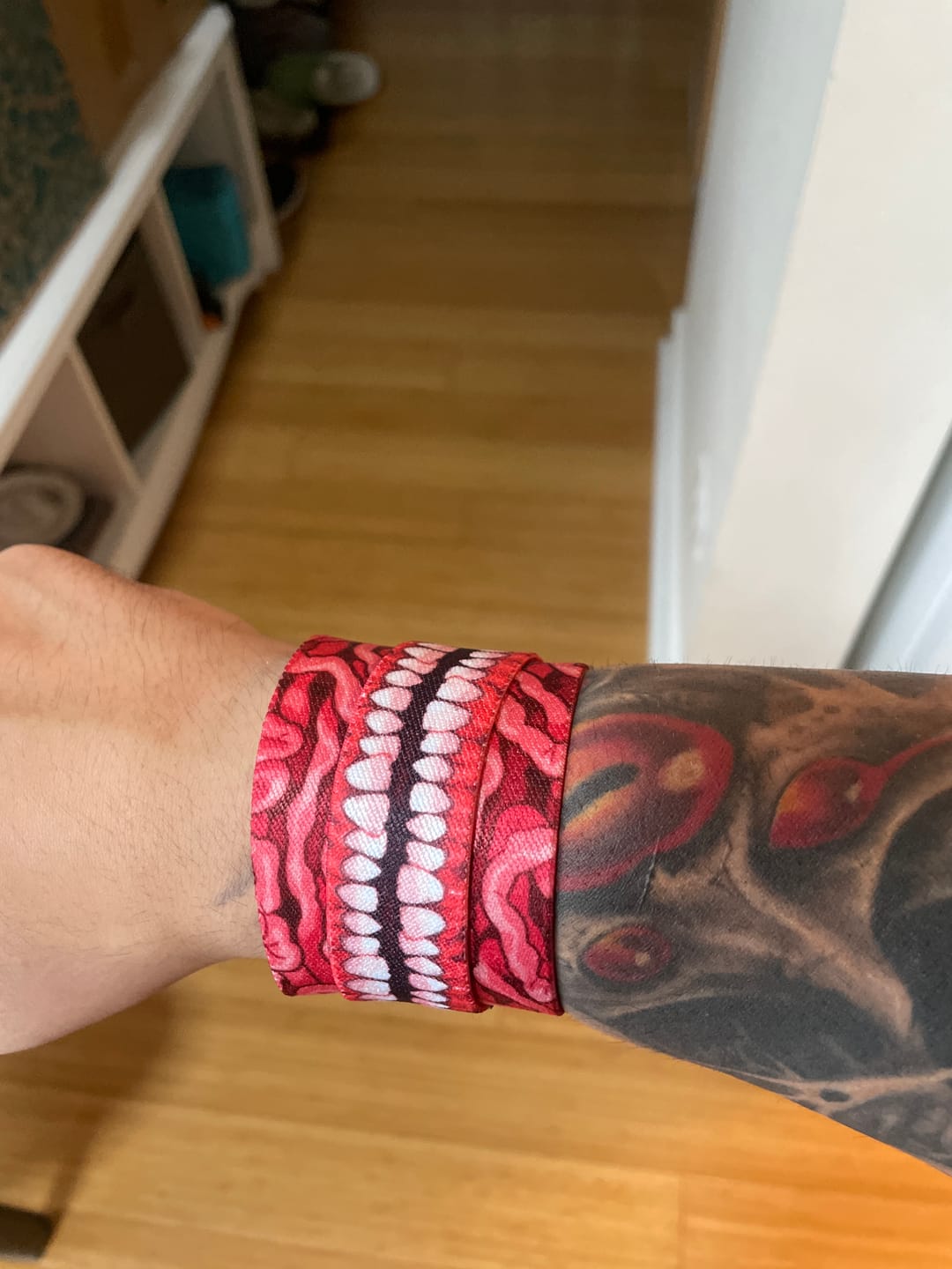 Customer photo review of Creepy Teeth Bracelet!