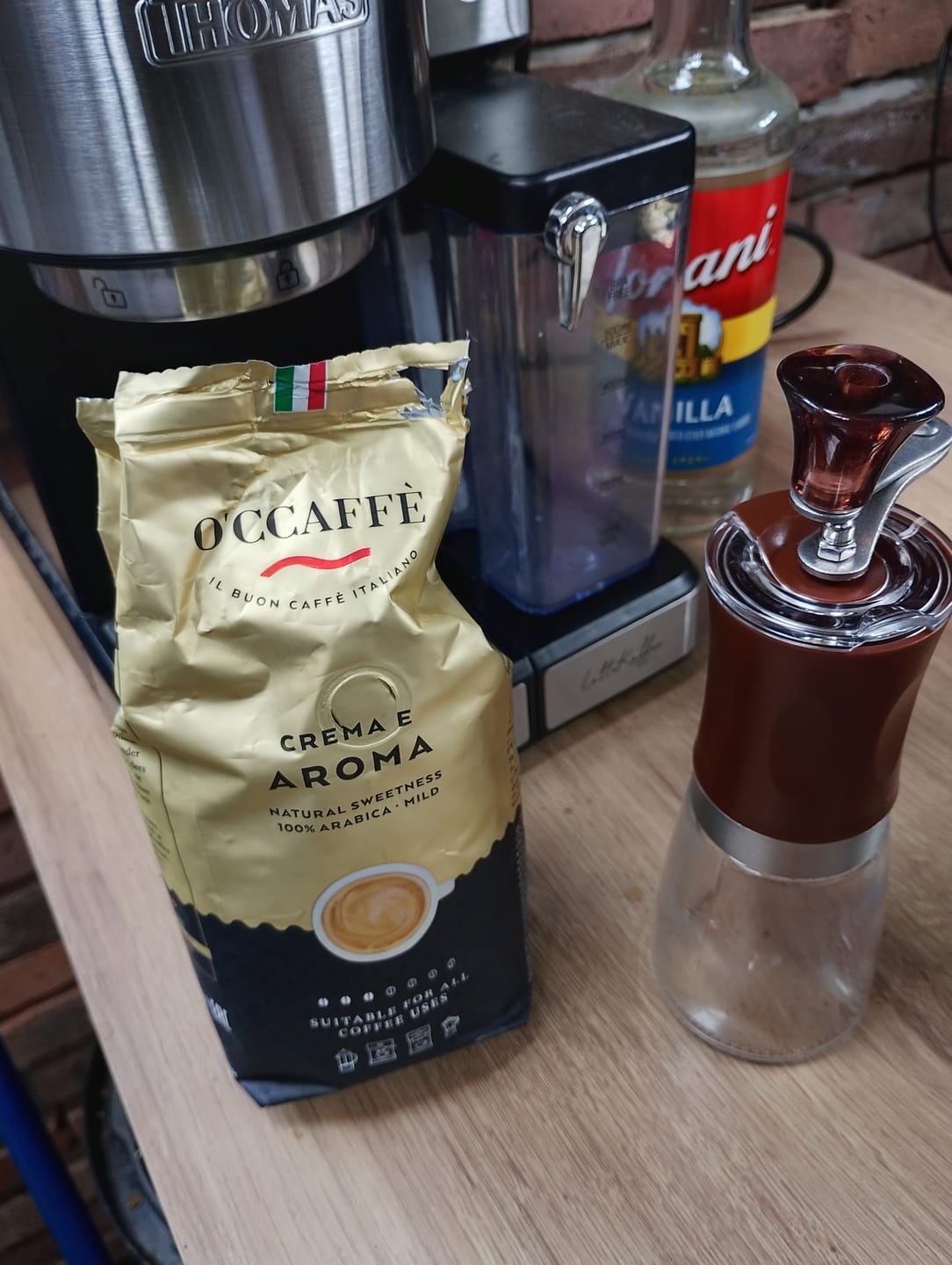 Customer photo review of Occaffe Grano Crema E Aroma 100% Arabica 250 Grs