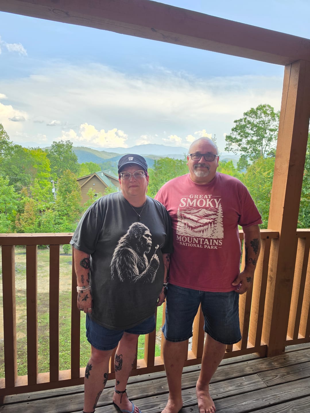 Customer photo review of Great Smoky Mountains T-Shirt