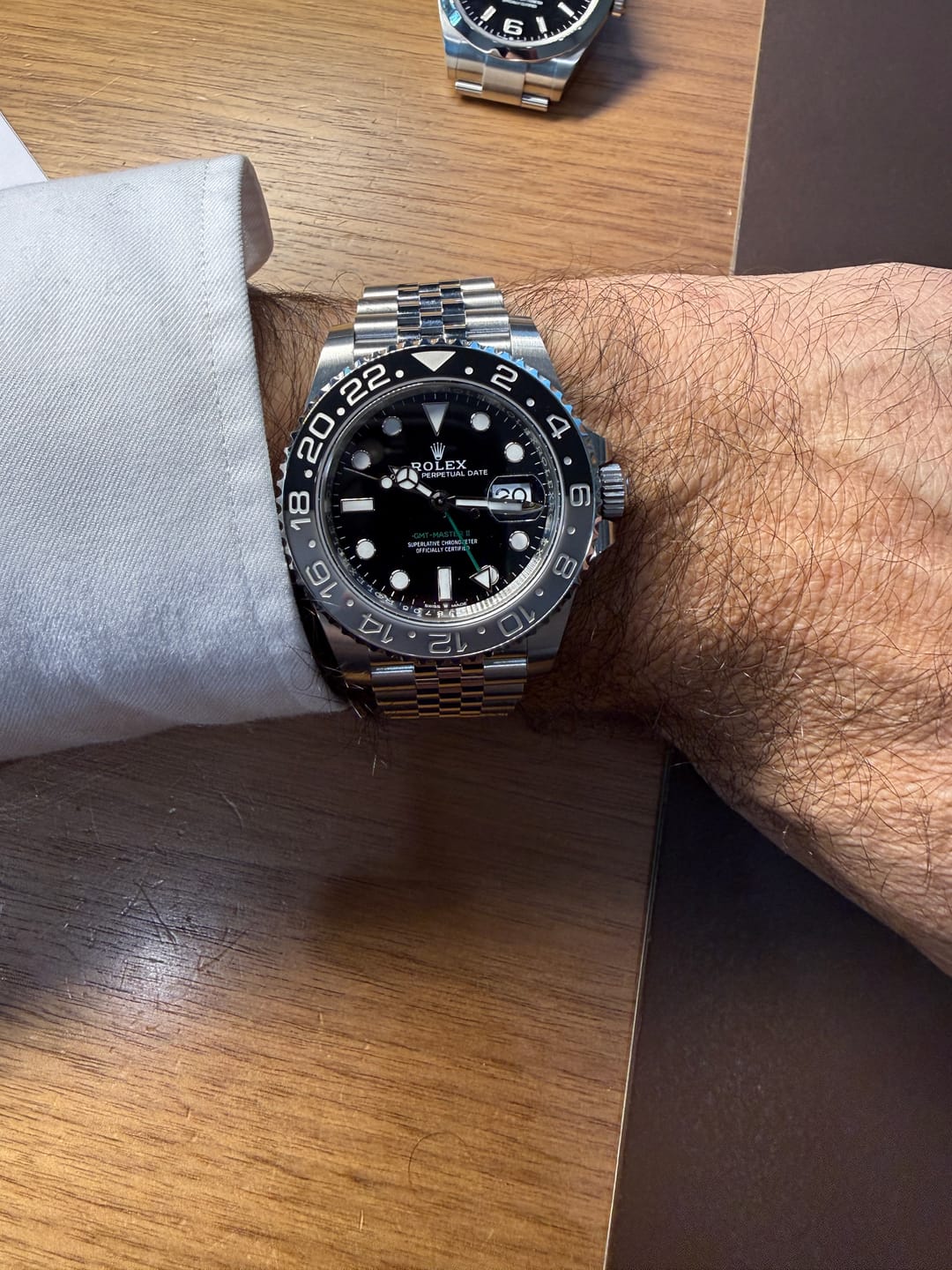 Customer photo review of Rolex GMT-Master II Bruce Wayne - 126710GRNR - Full-Set