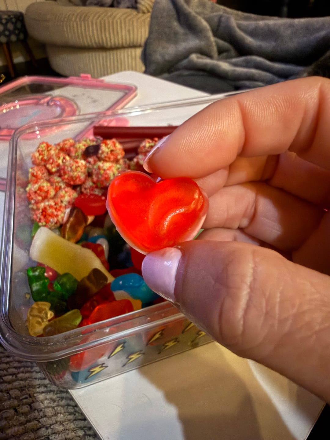 Customer photo review of Poppin Candy Custom Candy Case