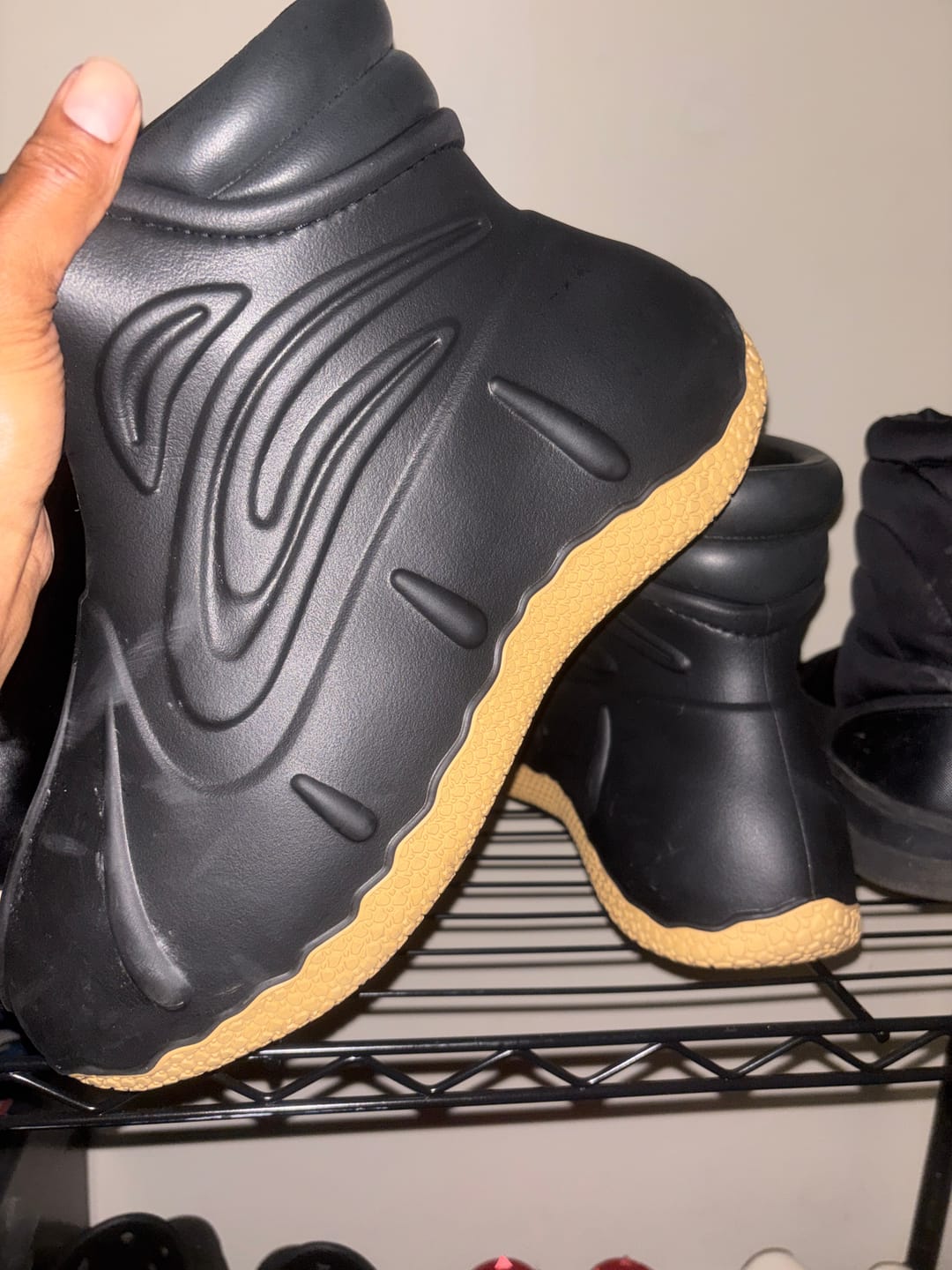 Customer photo review of DUCK BOOT - BLACK