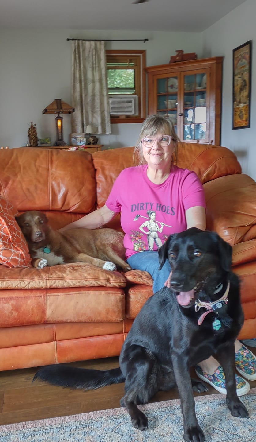 Customer photo review of Dirty Hoes Garden Society T-Shirt