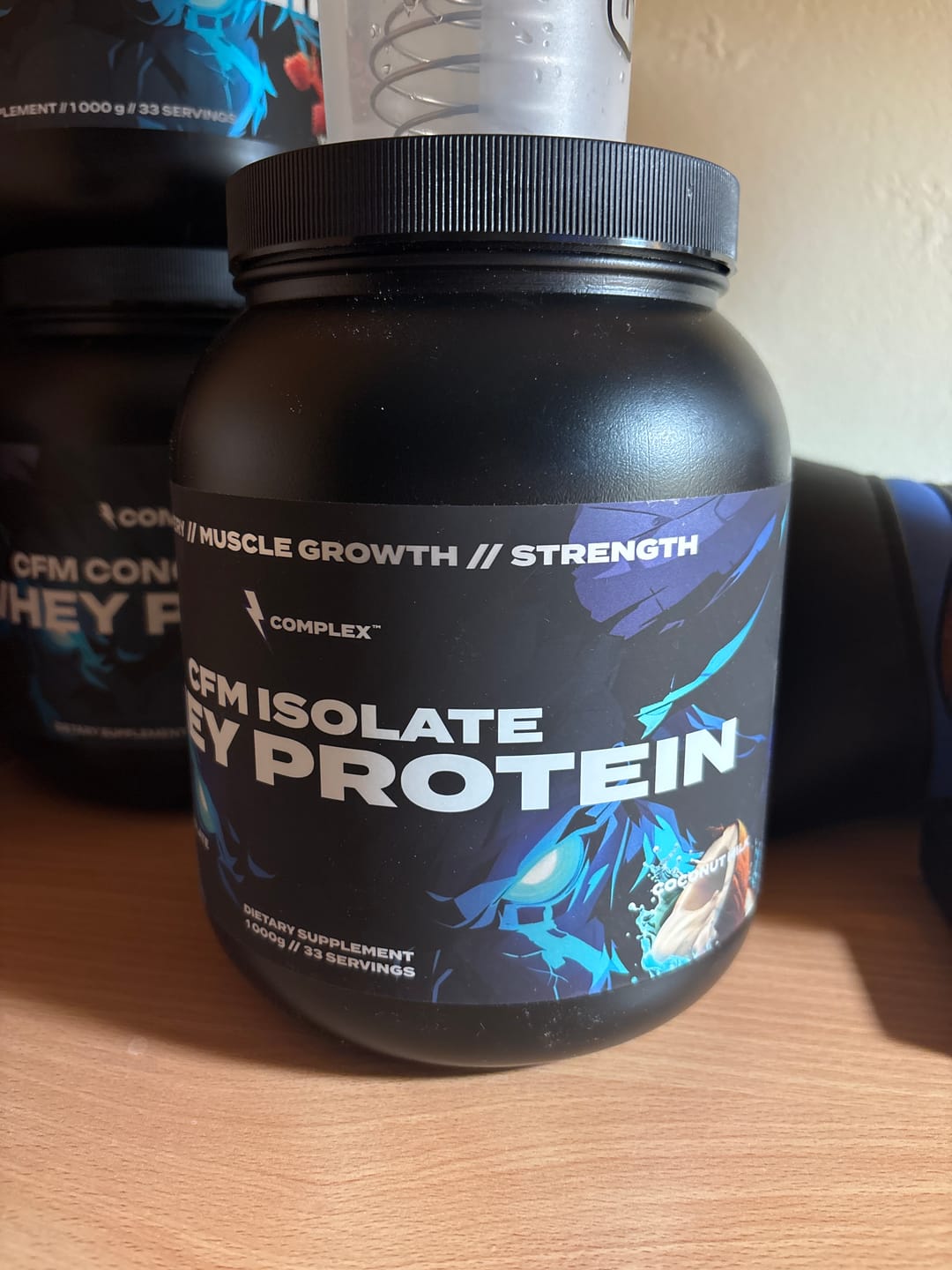 Customer photo review of CFM Whey Protein Isolate