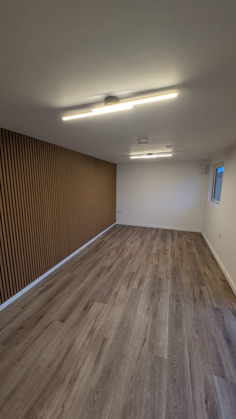 Customer photo review of Acoustic Wall Panel Sample