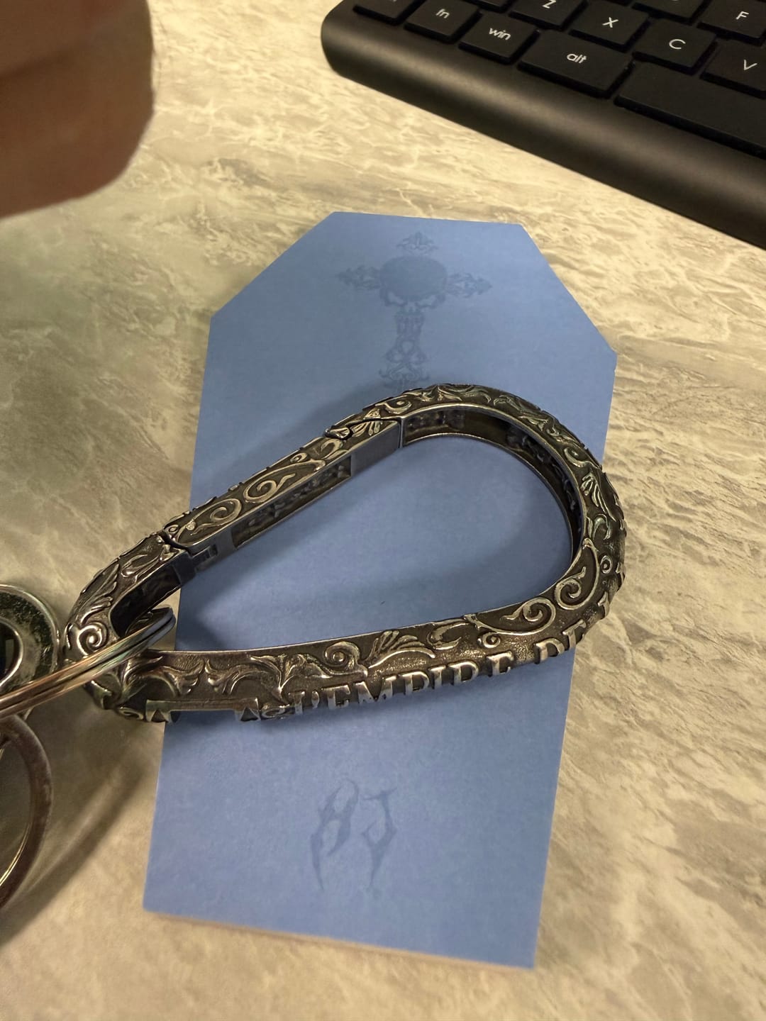 Customer photo review of CATACOMBS CARABINER