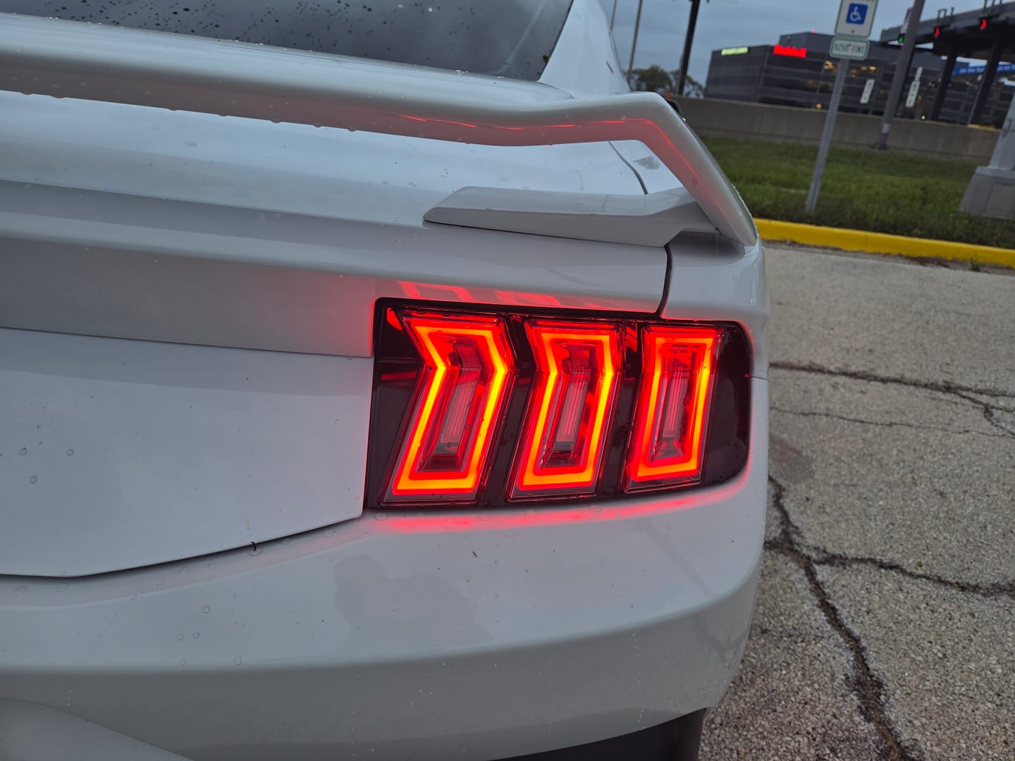 Customer photo review of 2024-2026 Mustang S650 Heritage-X™ Taillights Amber Turn Signal Sequential w/ Animation