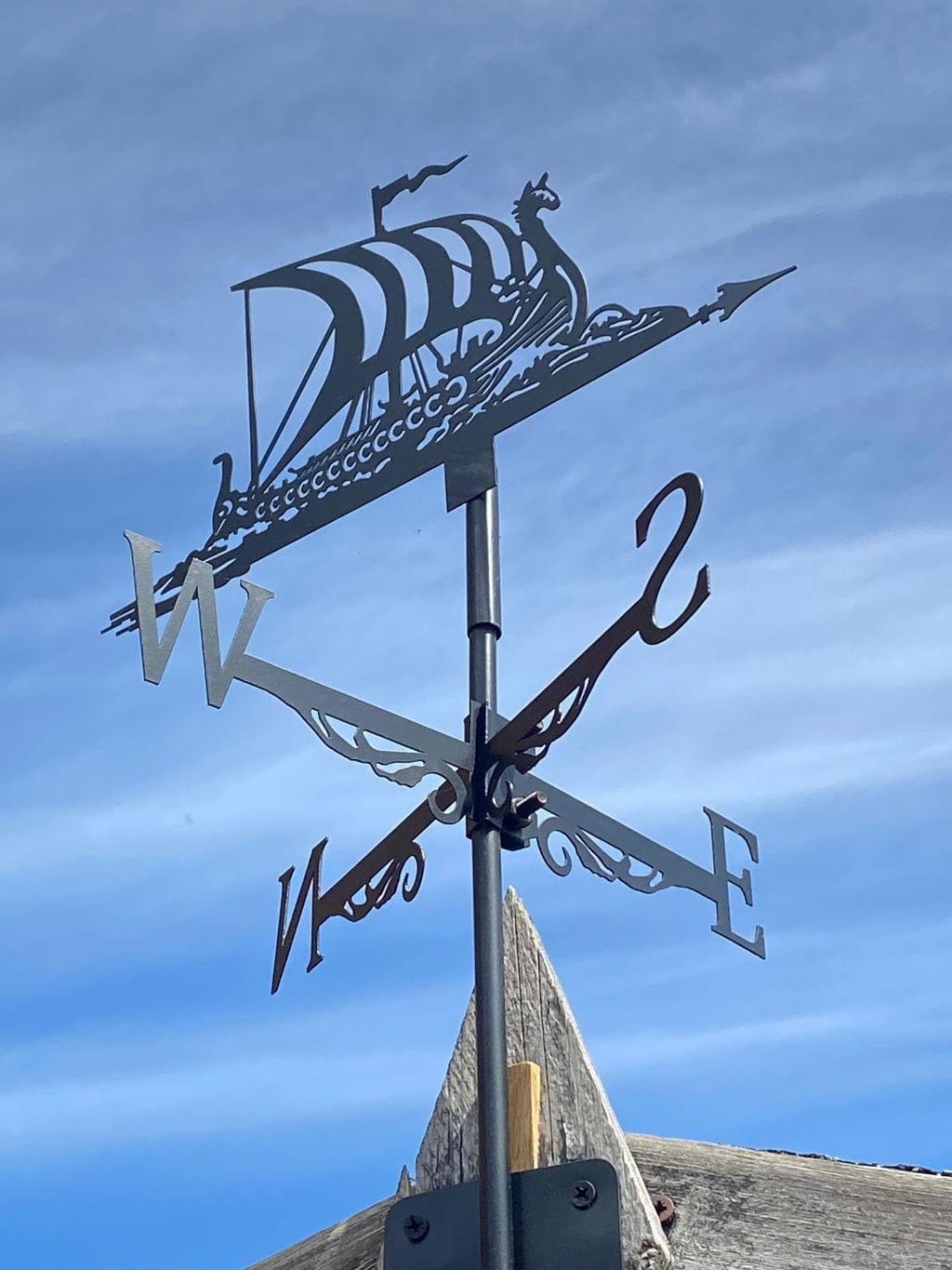 Customer photo review of Weather Vane - Viking Longship