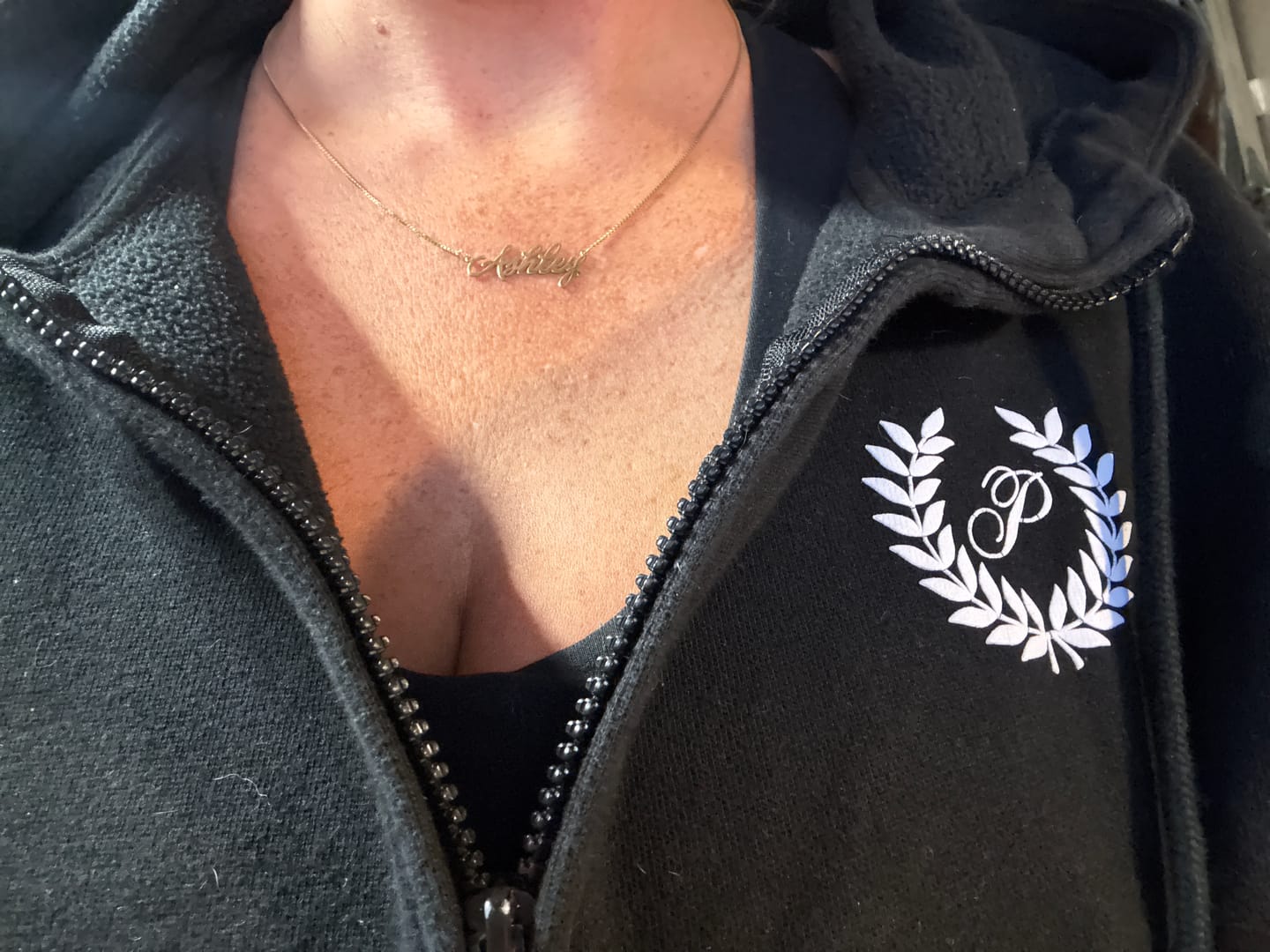 Customer photo review of Custom Name Necklace