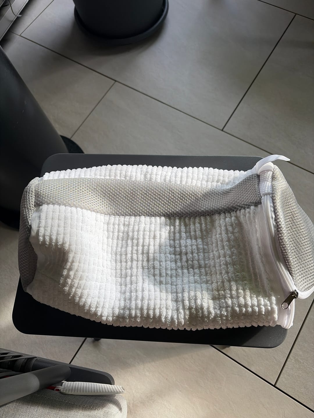 Customer photo review of Sac de Lavage Chaussures – Nettoyez sans effort