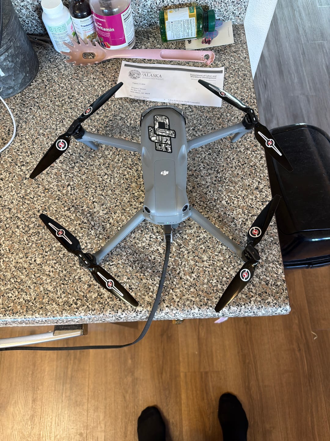 Customer photo review of DJI Air 3 STEALTH Upgrade Propellers - x4 Black