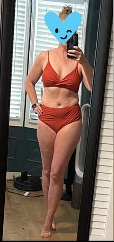 Customer photo review of Emoswim - V-Ausschnitt High Waist Bikini