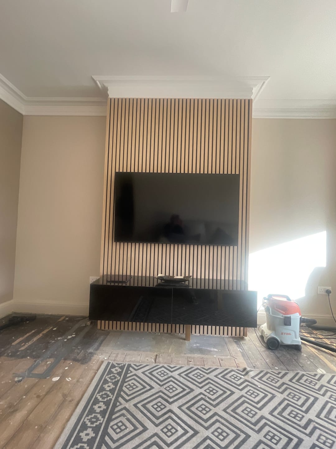 Customer photo review of Acoustic Wall Panel Sample