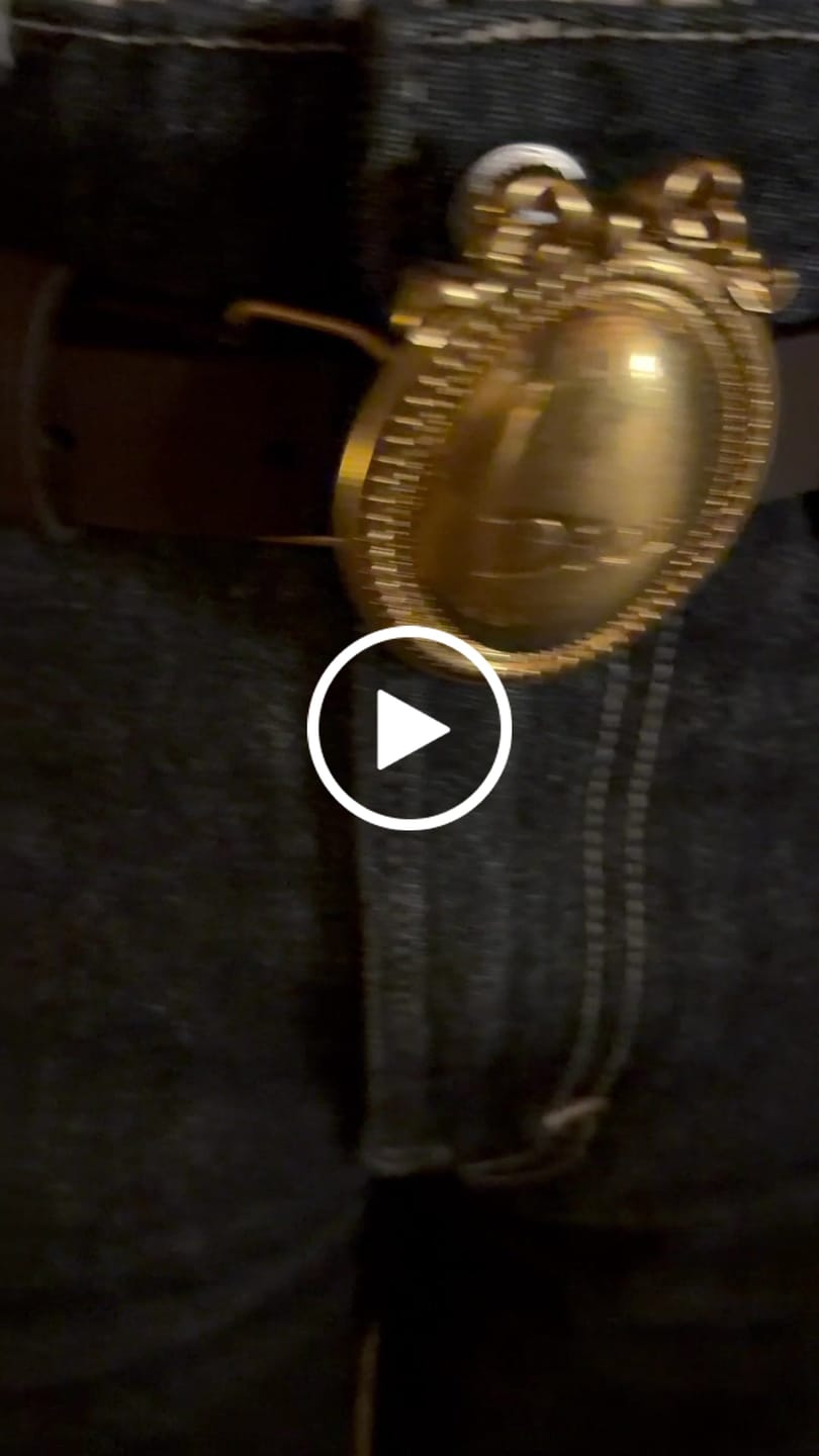 Customer video review of Dior Médaillon Belt 25mm Smooth Calfskin