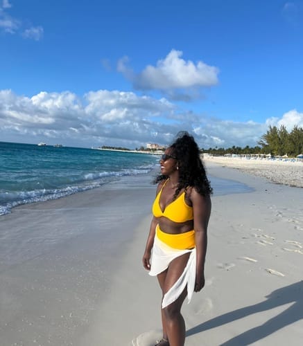 Customer photo review of Emoswim - V-Ausschnitt High Waist Bikini