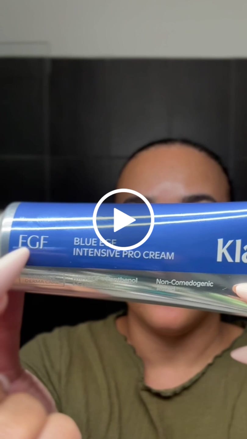 Customer video review of Blue EGF Intensive Pro Cream