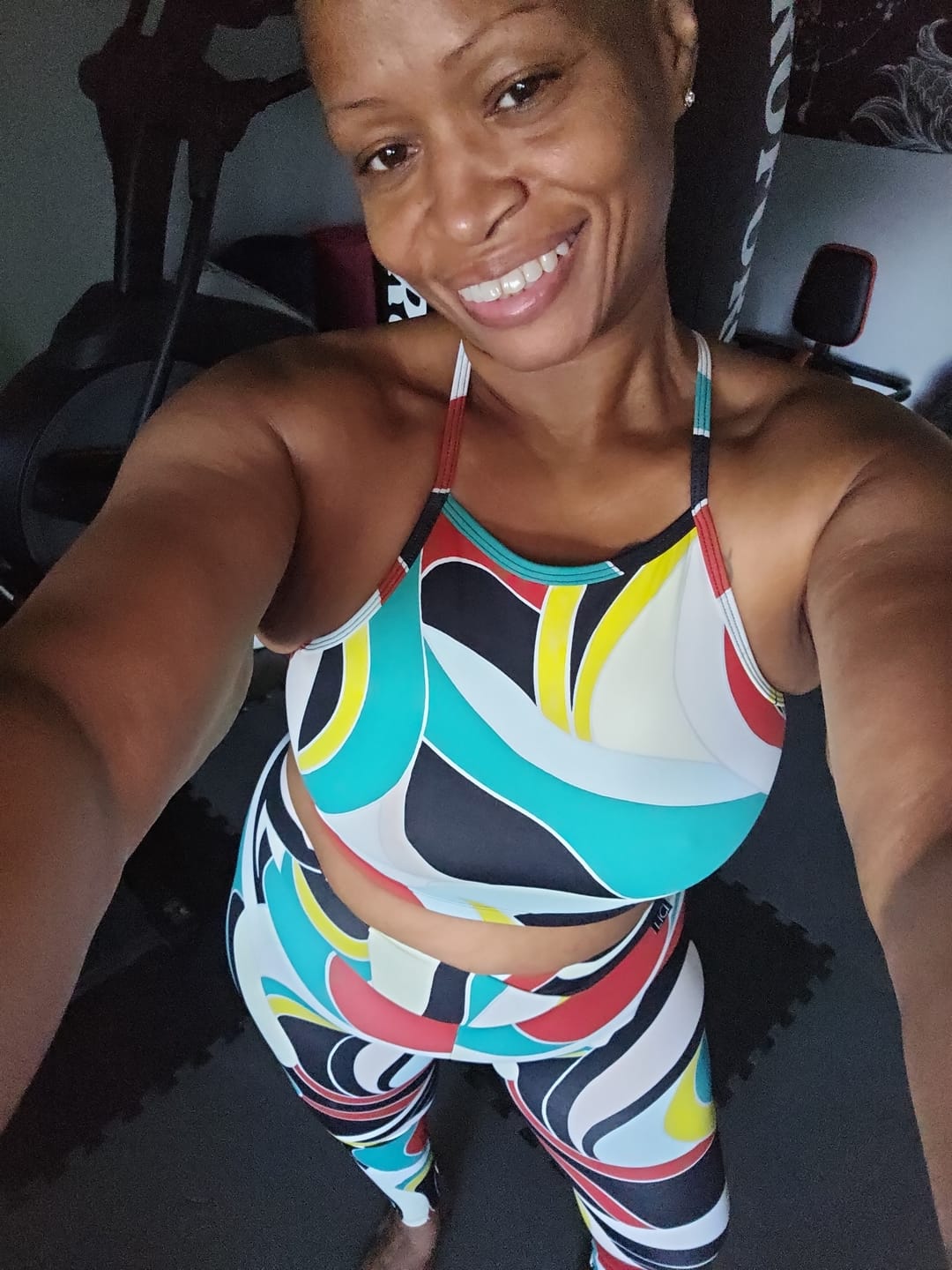 Customer photo review of Posh Criss Cross Crop Top