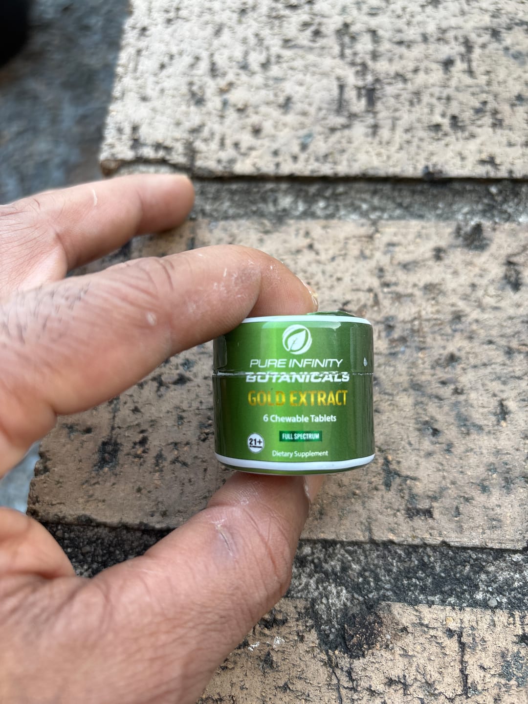 Customer photo review of PIB Chewable 45% Gold 6CT Jar-Single