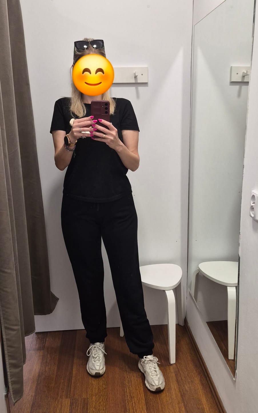 Customer photo review of Spodnie dresowe dla wysokich kobiet ze ściągaczem