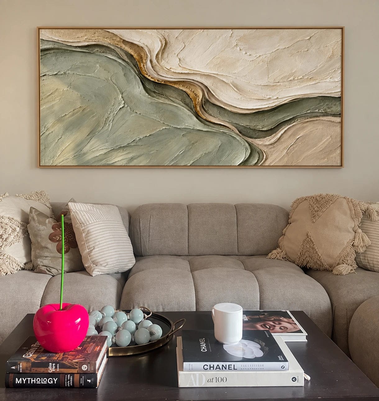 Customer photo review of Textured & Impasto Art｜Sage River Layers