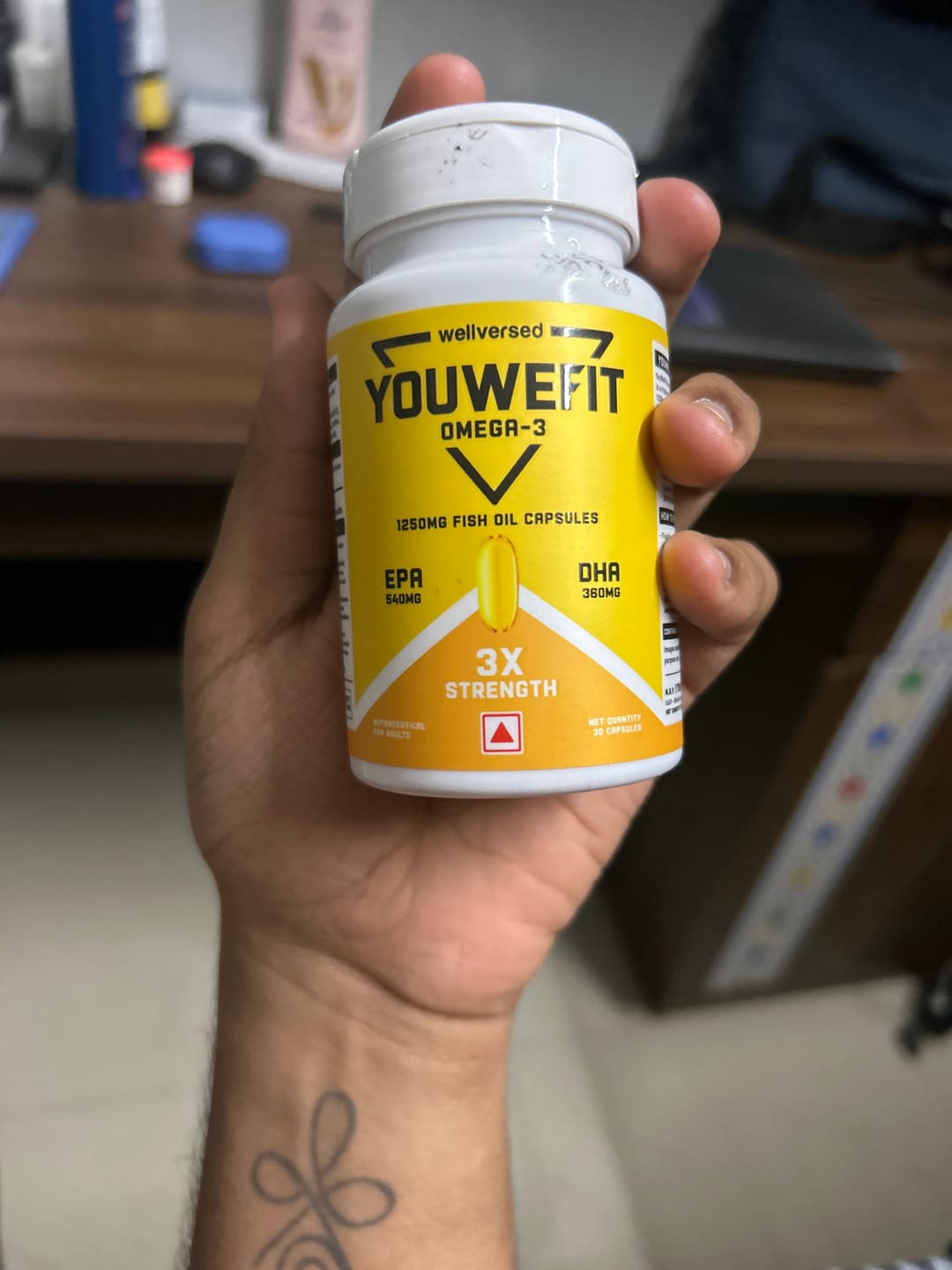 Customer photo review of YouWeFit Omega-3 Fish Oil (30 Capsules), 1250mg