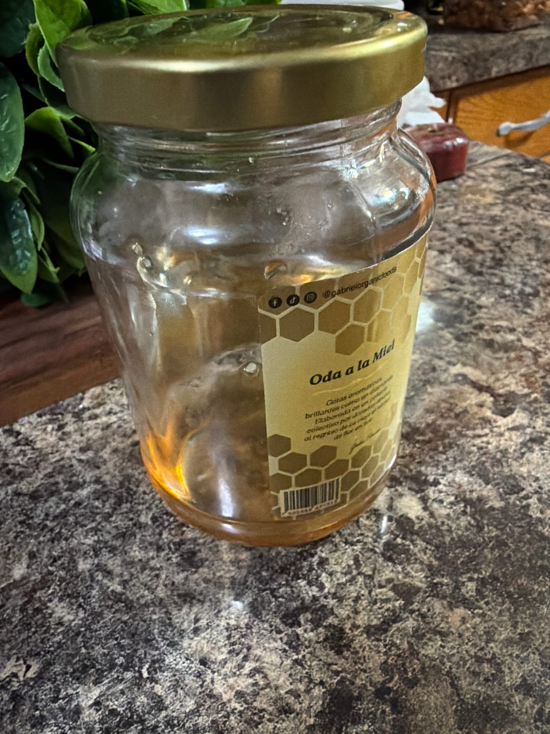 Customer photo review of Miel de Abeja 100% Pura de Flor de Costa (500 g)