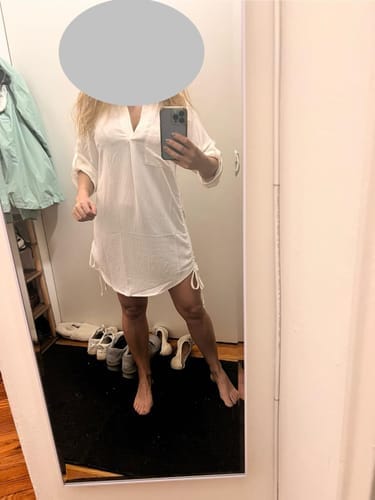 Customer photo review of Emoswim - Cover-Up Strandhemd mit Kordelzug