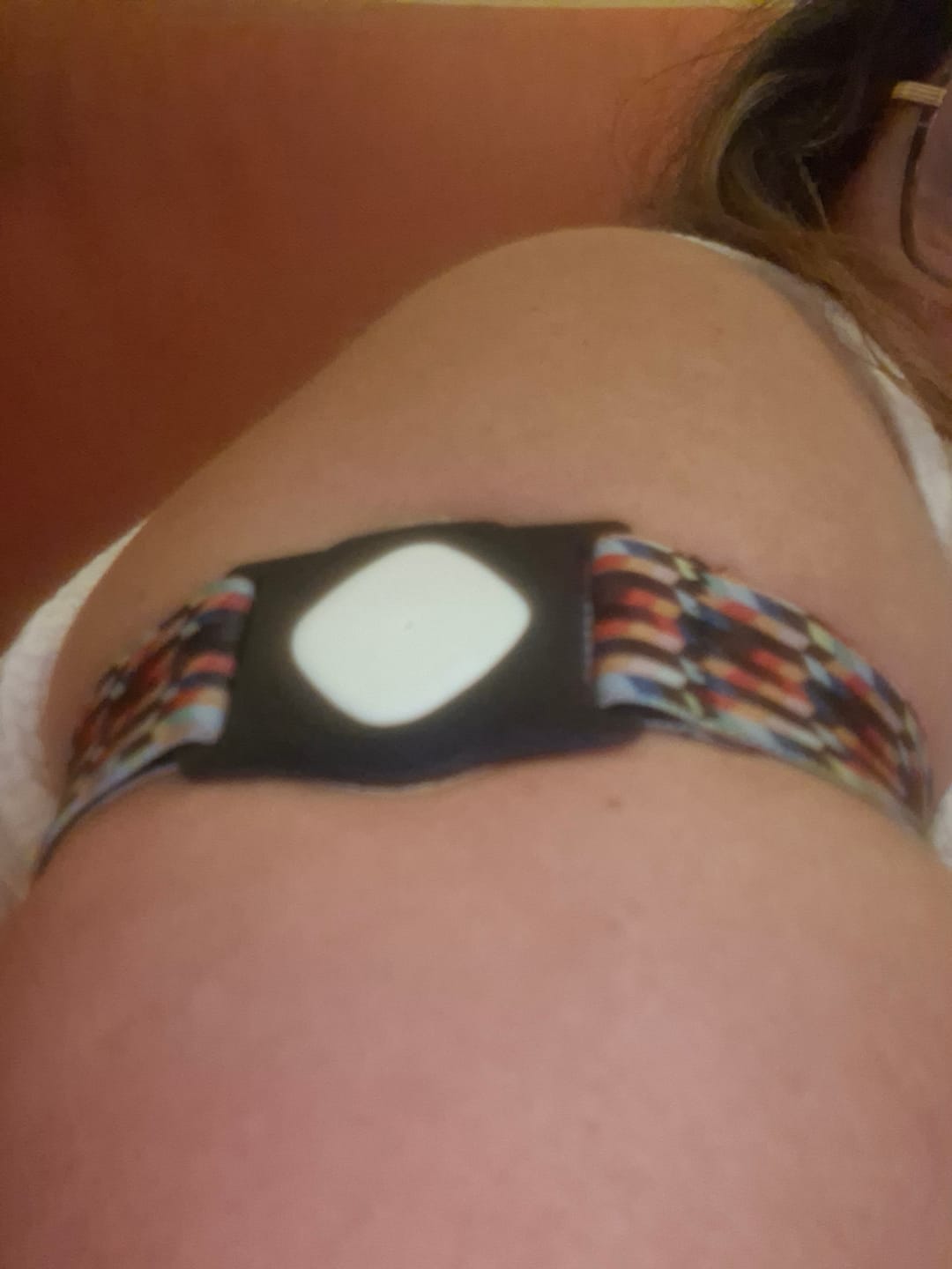 Customer photo review of Simplera Sync Sensor Armband With Rotating Clip - Dia-Style Graphic Designs