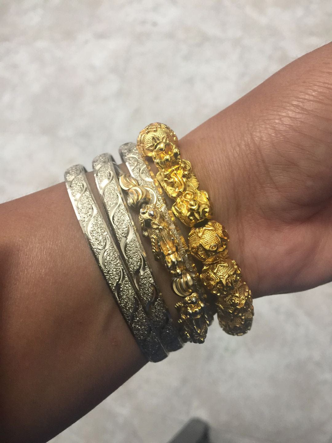 Customer photo review of The Golden Mandate Pixiu Bracelet - Free