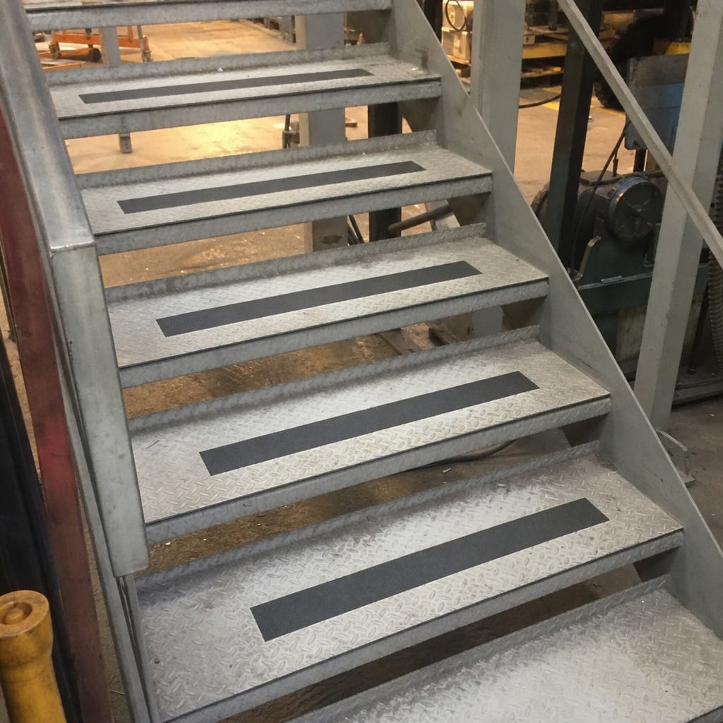 Customer photo review of 55mm Carborundum Stair Insert Cut to Any Size