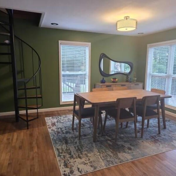 Customer photo review of Black Oak Asymmetrical Wall Mirror – Dune